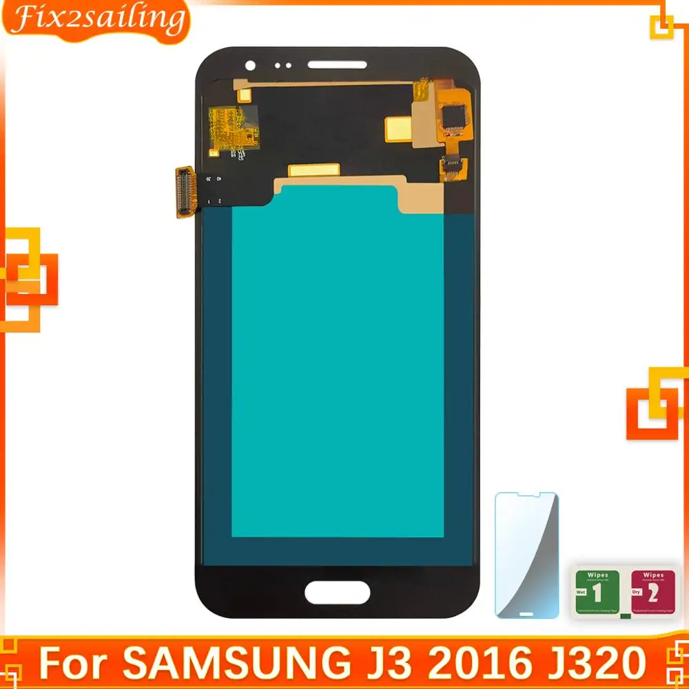 ЖК дисплей с сенсорным экраном и дигитайзером в сборе для Samsung Galaxy J3 2016 J320 J320F J320M