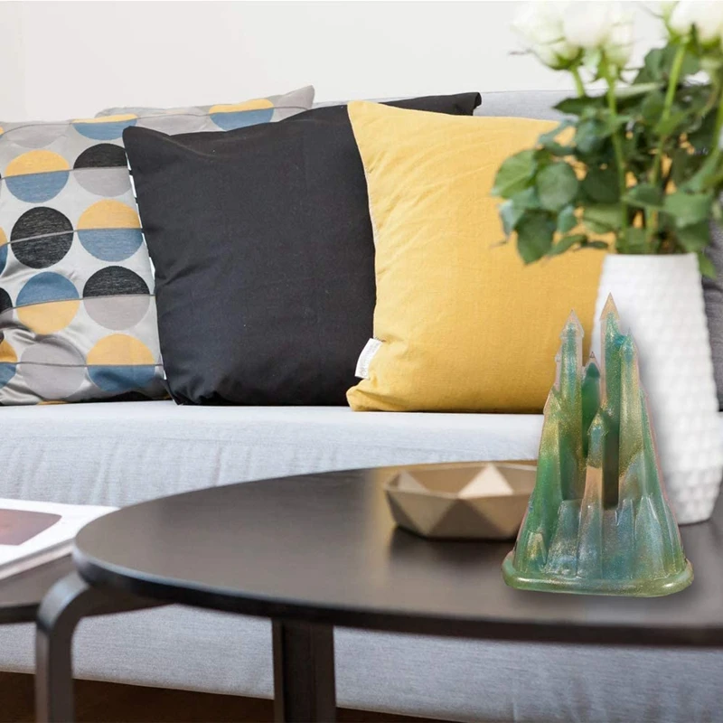 3D замок формы 2 шт. в упаковке замка мечты силиконовые эпоксидной смолы литейная