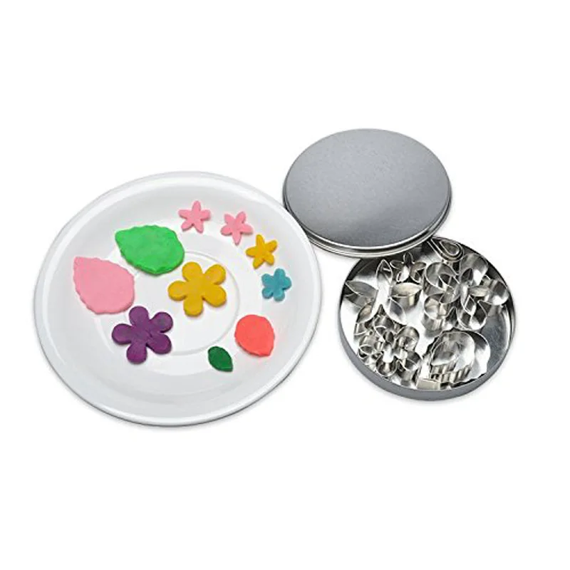 12 шт./компл. форма для резки розовых зеленых листьев выпечки кекса кухонные