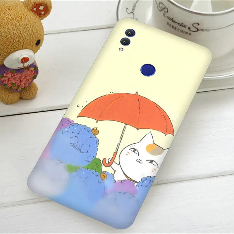 Мягкий Силиконовый ТПУ чехол с изображением кошки Nyanko Sensei natove Yuujinchou для Huawei P8 P9 P10