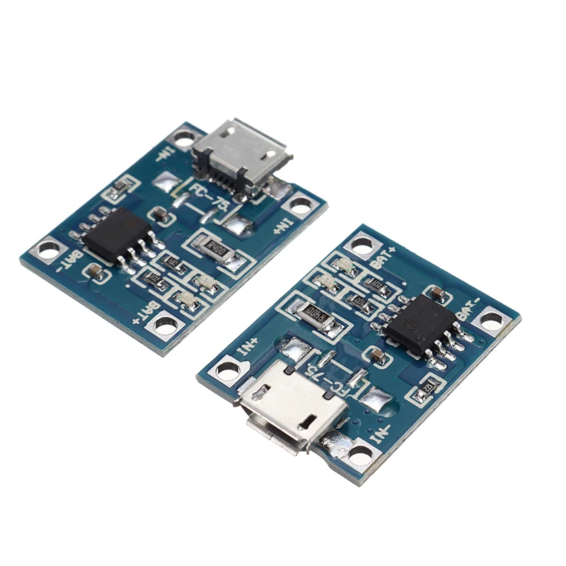 10 шт./лот Micro USB 4 2 в TP4056 1A модуль зарядного устройства для литиевых батарей