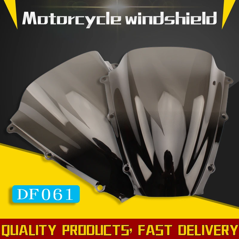 Мотоцикл двойной пузырь ветрового стекла экран для 2003 2004 Honda CBR600RR CBR 600 RR F5 03 04
