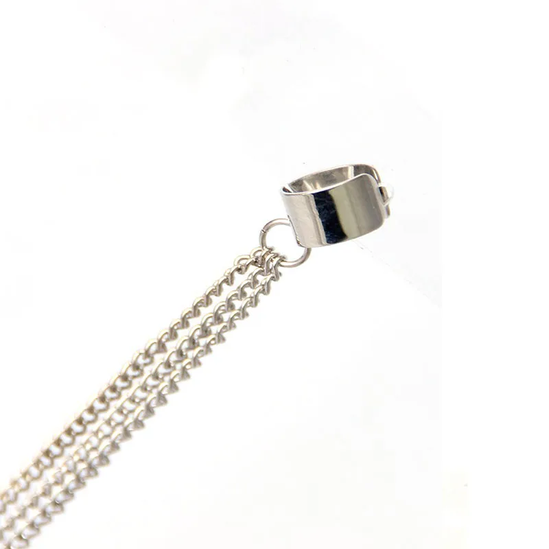 Винтажная длинная цепочка серьги клипсы с кисточками для женщин золотого цвета