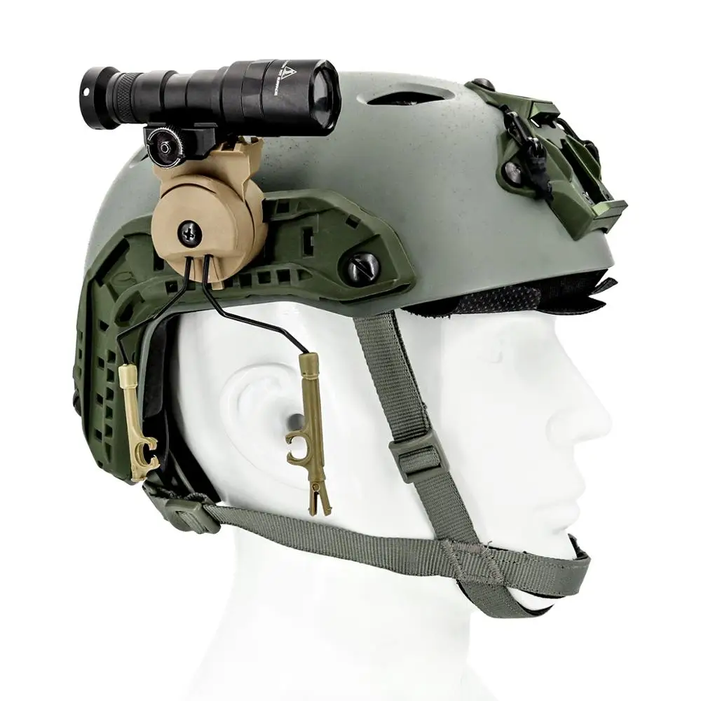 Тактический шлем Peltor COMTAC III 2 шт. кронштейн для дуговой направляющей адаптер шлема