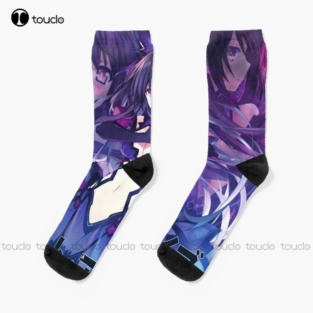 

Date A Live Reverse Tohka Socks White Crew Socks Men Personalized Custom Unisex Adult Teen Youth Socks 360° Digital Print Gift