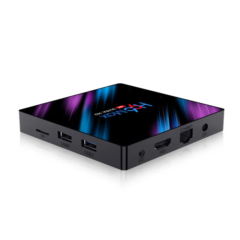 H96 MAX Android 9 0 TV BOX RK3318 4 Гб ОЗУ 64 ПЗУ с USB 3 5G WiFi OTT Smart Set TOP |