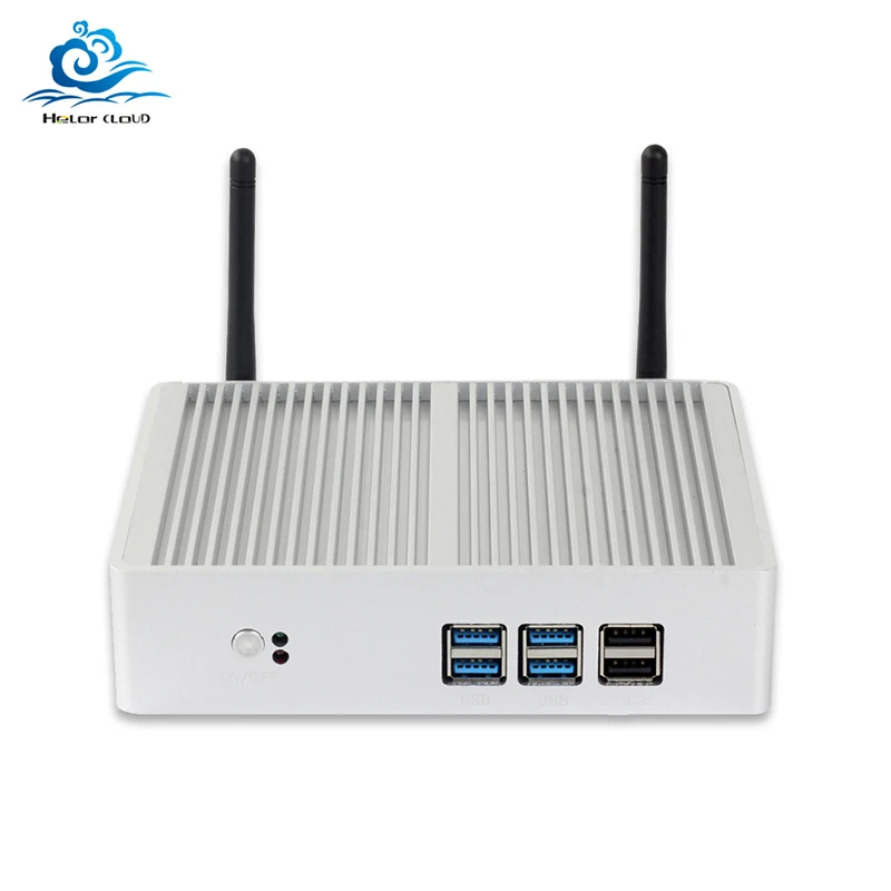 HLY Мини ПК Core i3 7100U i5 7200U 4210Y безвентиляторный ПК мини Windows 10 HDMI 480 ГБ SSD HTPC TV корпус Wifi USB микро компьютер