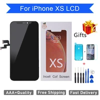 100 test incell lcd for iphone xs lcd display 3d touch screen digitizer replacement assembly perfect phone repair no dead pixel