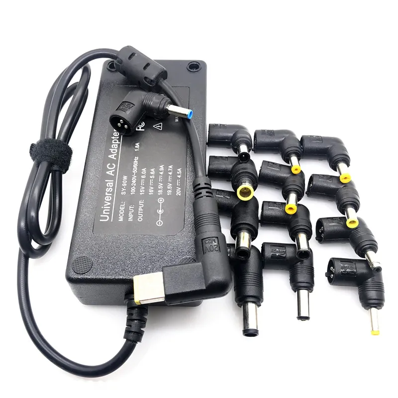 DC 15 V/16 V/18,5 V/19,5 V/20 V 4.74A-6A 90W ноутбук AC универсальный адаптер питания зарядное устройство для ASUS DELL Зарядка для ноутбука Toshiba