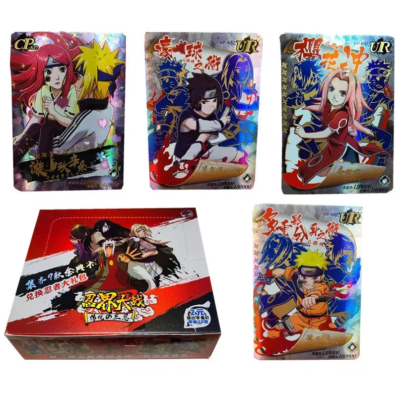 2021 Новинка 150 шт. японская Shippuden Hinata Sasuke Itachi Kakashi Gaara Jiraiya карточная игра битва Carte
