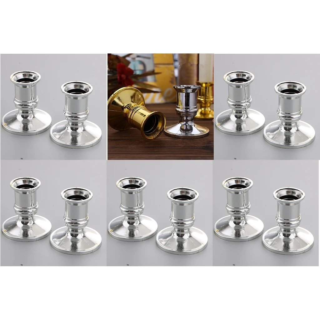

20cs Electronic Pillar Candle Base Taper Candlestick for Dating Votive