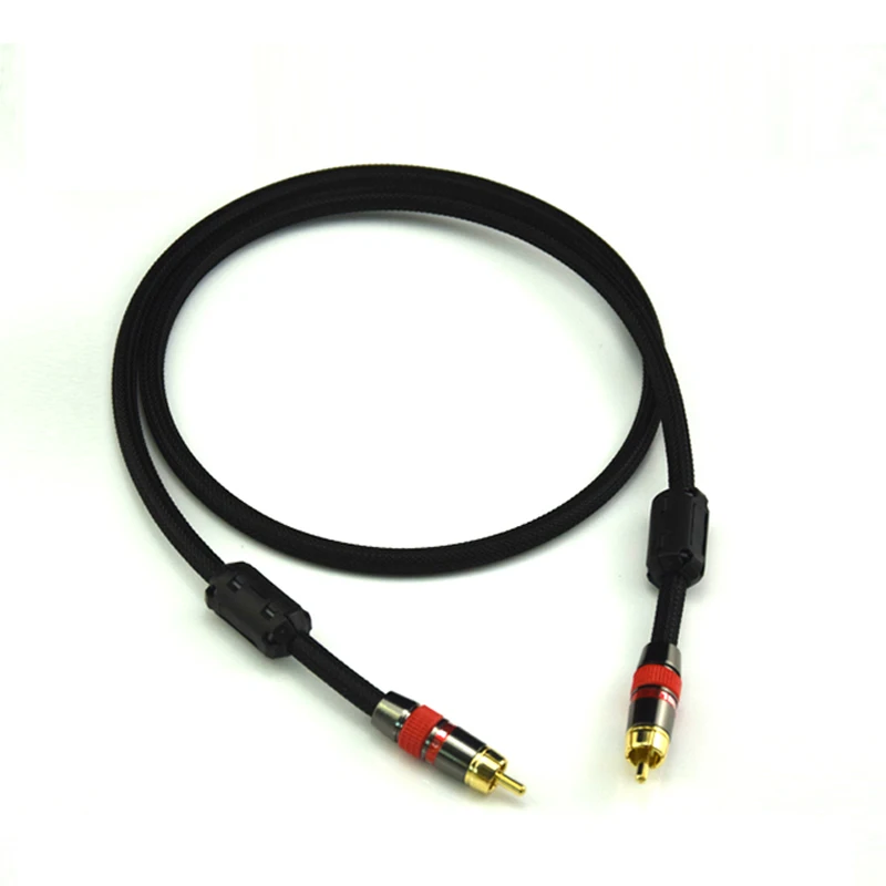 Высококачественный цифровой коаксиальный аудио-и видеокабель DIYLIVE 4N OFC 75 Ом RCA