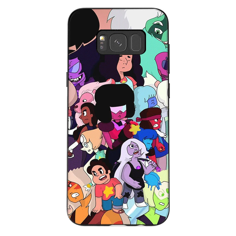 Phone Case TPU For Samsung Note 8 9 S6 S7 Edge S8 S9 S10 S10E Plus M10 M20 M30 M40 Cartoon Steven Universe | Мобильные телефоны и