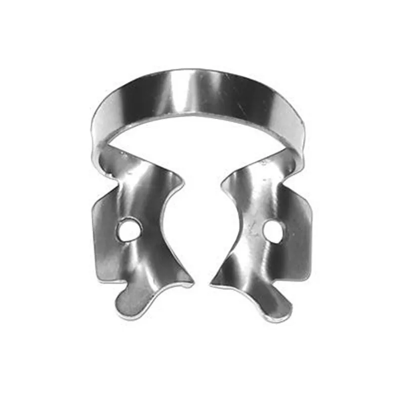 Clamp 14A (winged clamp with angular jaws, for molars with damaged coronal part or mesial paries) for dental supplies