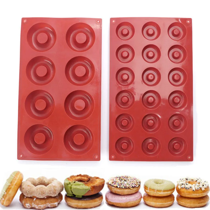 

Silicone Donut Maker 3D DIY Baking Pastry Cookie Chocolate Mold Muffin Cake Mould Dessert Handmade kitchen Decorating Tools