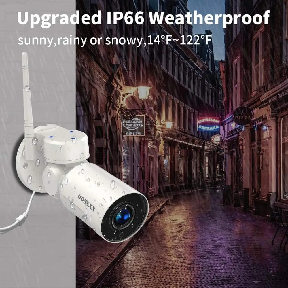 OOSSXX Беспроводная HD 1080P PTZ камера беспроводная панорама/наклон/зум IP67
