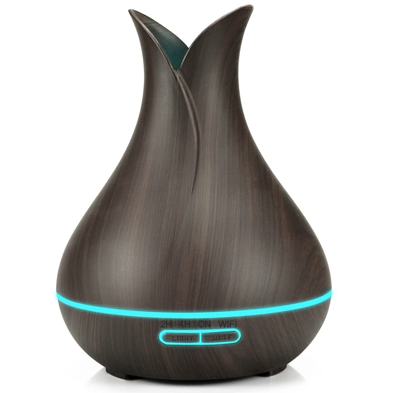 

Smart Wifi Air Humidifier Essential Oil Aromatherapy Diffuser with Alexa Google App Voice Control 400Ml