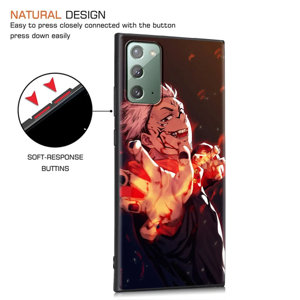 

Jujutsu Itadori Anime Phone Shell For Samsung Note 20 Ultra 10 9 8 Lite Plus F41 M31 Prime M51 M31 M30s M21 M11 M01 Fundas