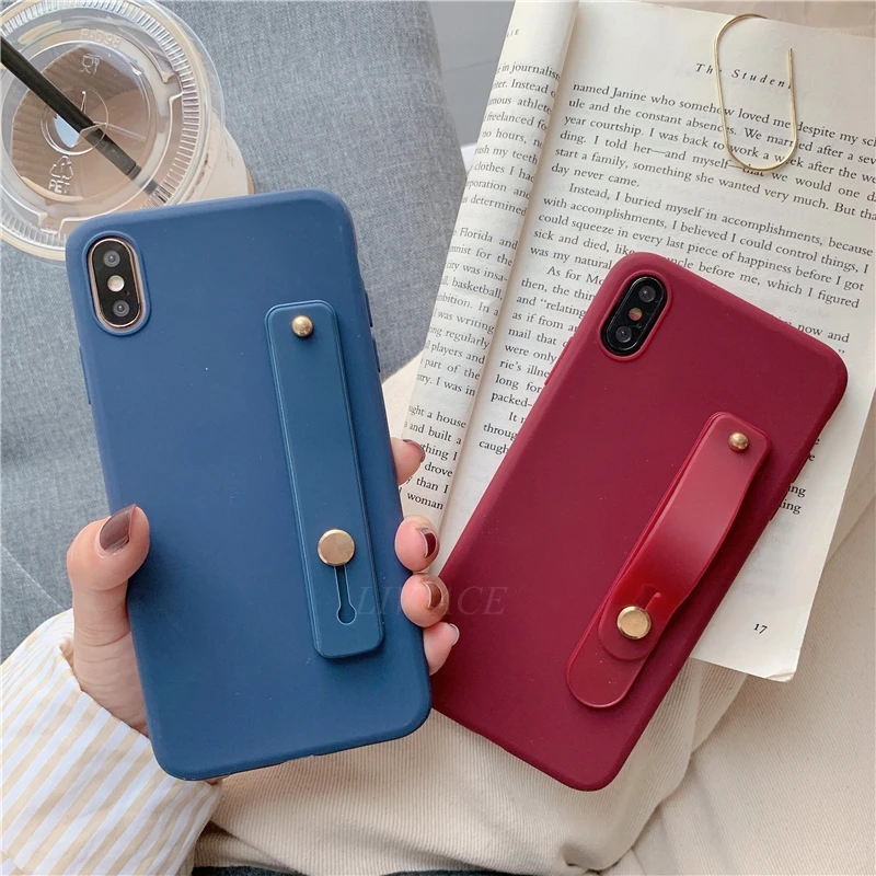 wristband hand band silicone case for oppo realme 8 pro c21 7 5g realme8 realme7 4g phone stand soft back cover free global shipping