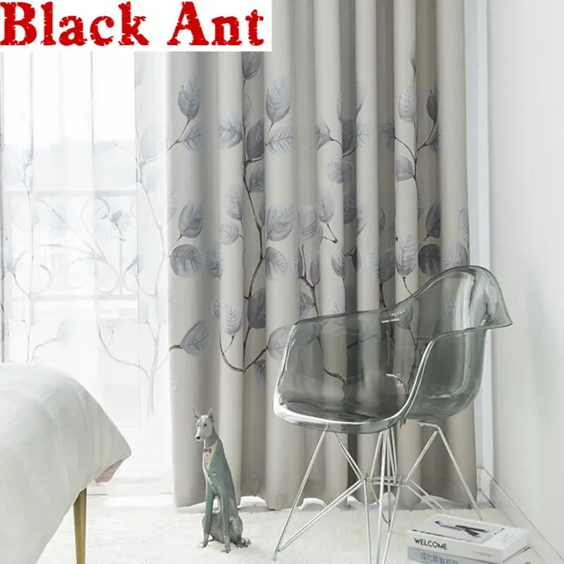 Американские занавески в деревенском стиле серые для гостиной прозрачные