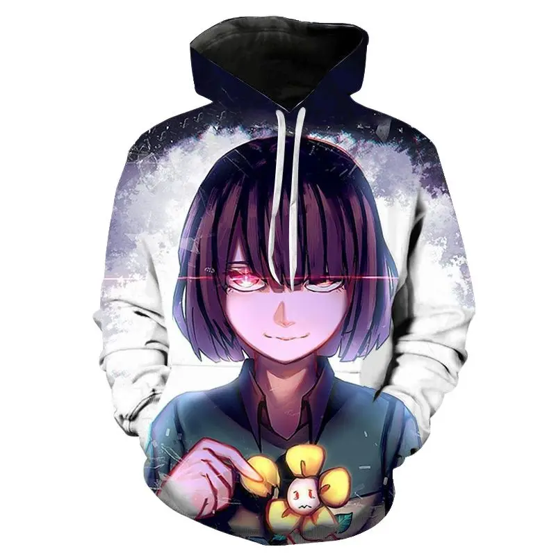 Толстовка с капюшоном Undertale Sans для мужчин и женщин детские толстовки 3D принтом
