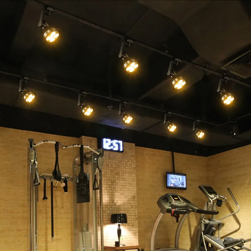 24 Вт Светодиодный светильник для трека Точечный двухпроводный COB рельсовый супер