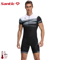 santic men cycling sets summer cyling jersey bib shorts mtb bicycle clothes wear maillot ciclismo bike clothing set