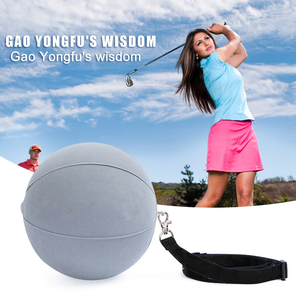 

Trainer Aid Practice Posture Correction Training Supplies Golf Swing Arm Band Impact Ball Posture Correction for Beginner