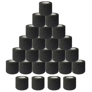 Тату-бандаж, рулон, самоклеящаяся лента черного цвета для тату-захвата, бандаж, обложки, когезионная лента, защита запястья, аксессуары для татуировок