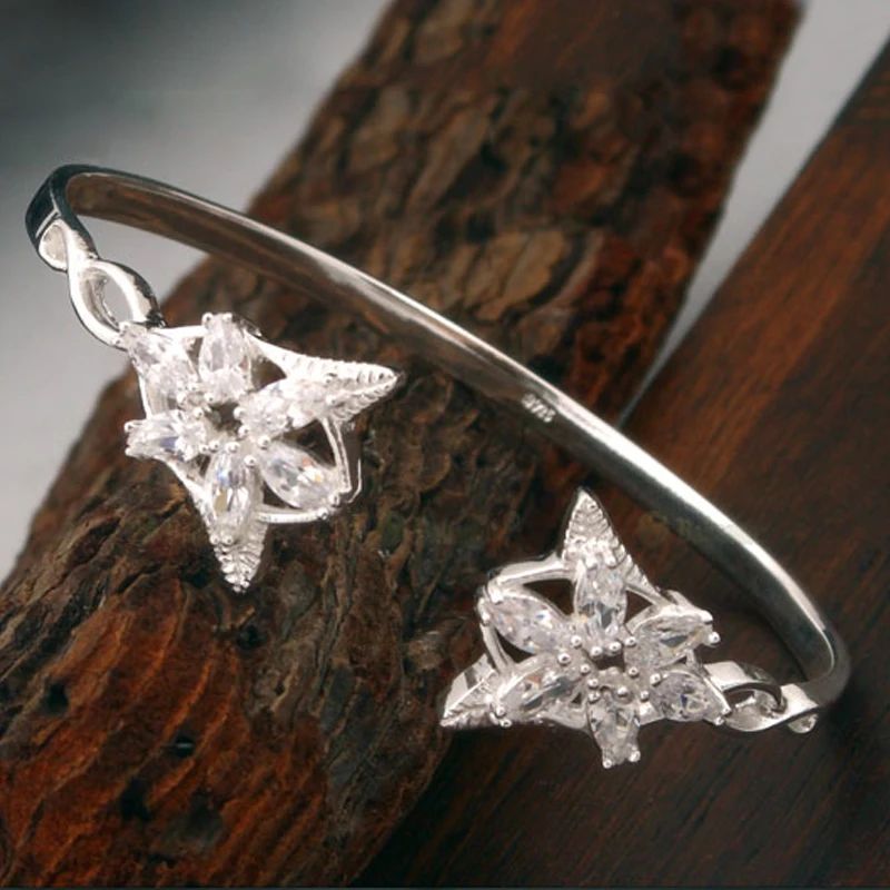 Женский Браслет манжета LOTR LordOf TheRings Arwen Evenstar ювелирное изделие из стерлингового