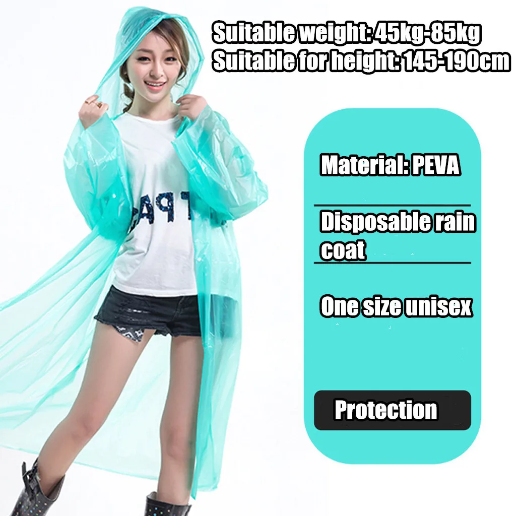 Одноразовый пылезащитный плащ унисекс для путешествий на открытом воздухе