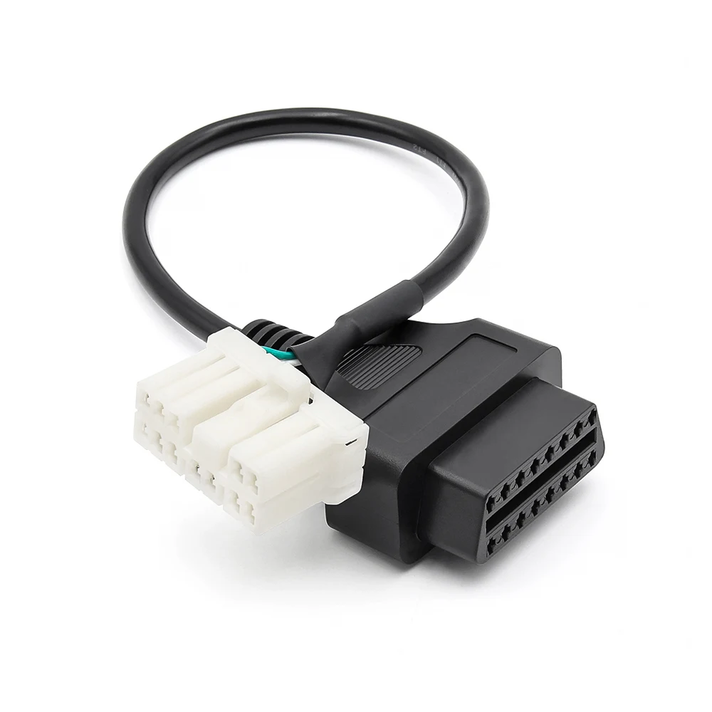 OBD2 разъем 12 Pin папа 16Pin Женский кабель OBD для Tesla модель S/X 2012-2015 OBDII Авто