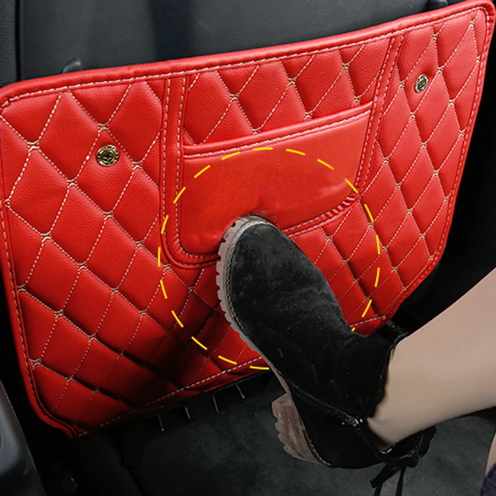 Bestellen CarManGo Auto Pflege Sitz Zurück Schutz Abdeckung Anti-kick Matte Pad Kissen Innen Zubehör Für Audi A4 A5 S4 S5 B9 2017-2020