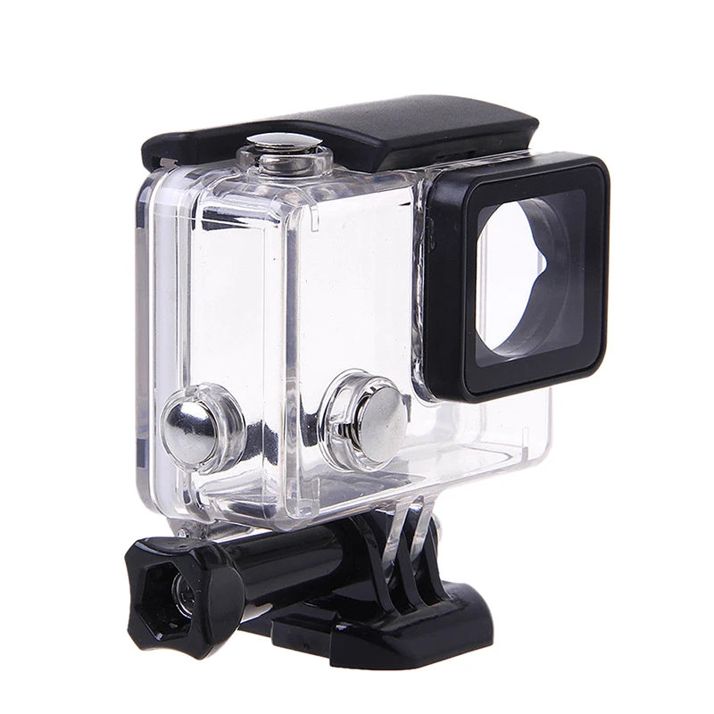 For Gopro Waterproof Housing Case hero 4 Hero3+Hero 3 Underwater Protective Box Go pro Accessories | Электроника