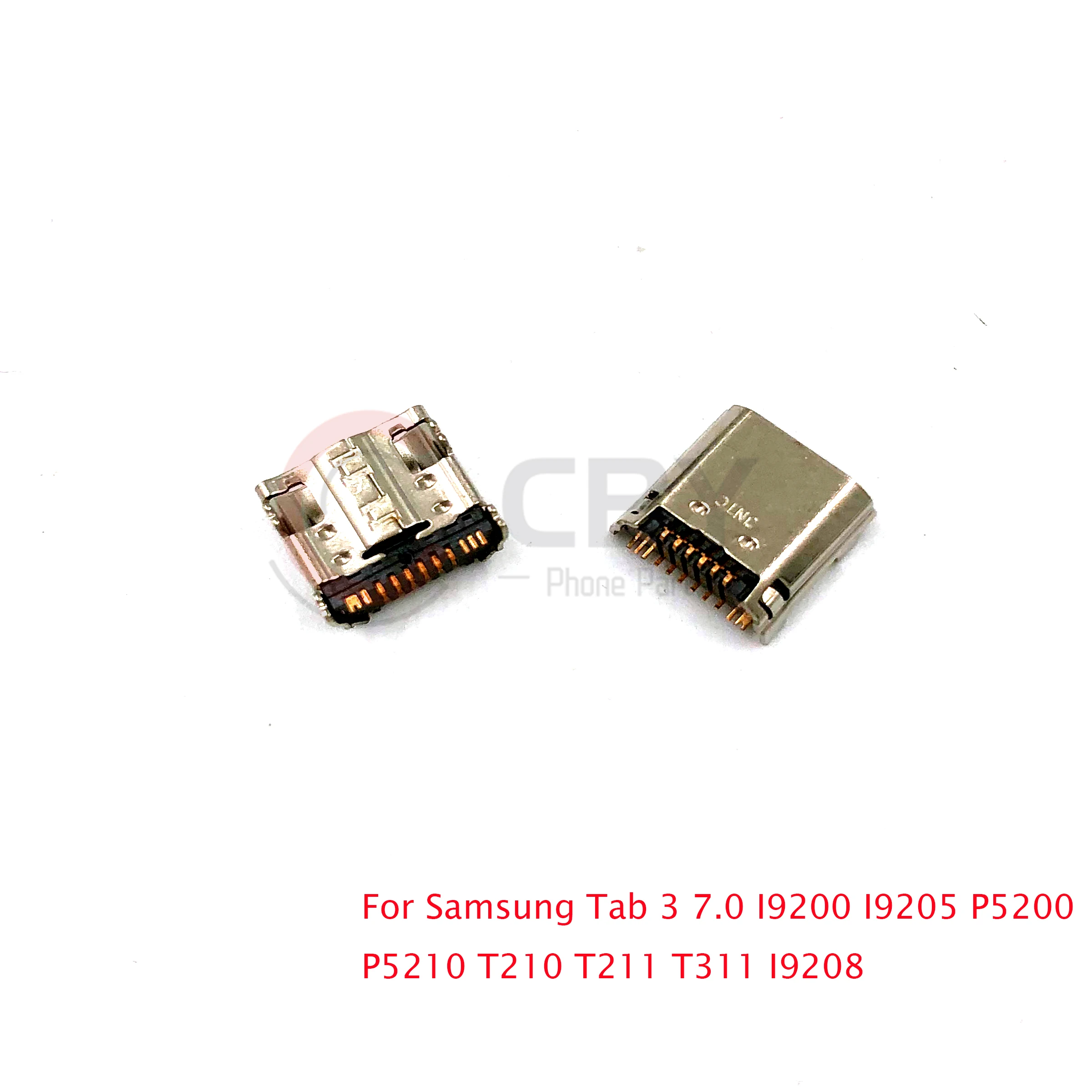 10 шт./лот разъем Micro USB для подключения зарядного порта Samsung Tab 3 7 0 I9200 I9205 P5200 P5210 T210