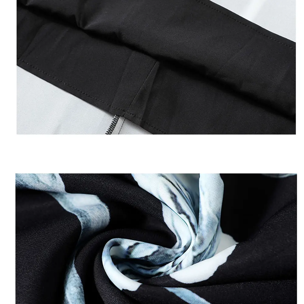 

Merchall 2021 New Summer Vintage Elegant Black High Waist Woman Sleeveless O Neck Flower Print Office Ladies Long Dresses M78674