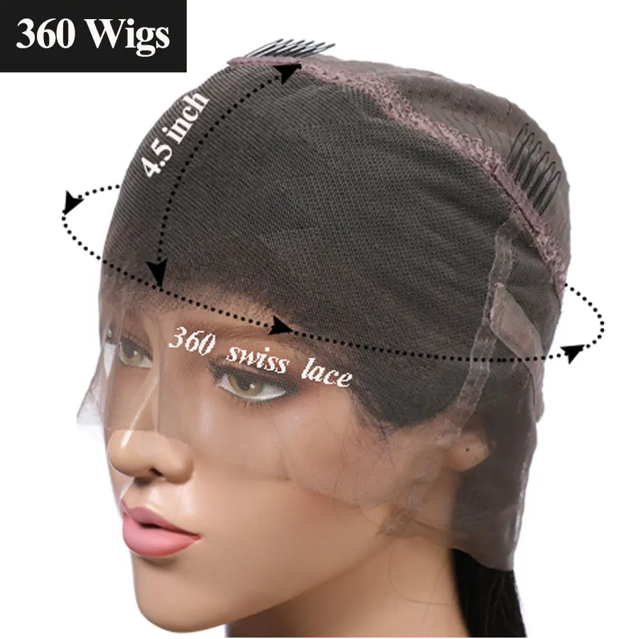 Венеция 360 кружевной передний al парик предварительно выщипанные с детскими