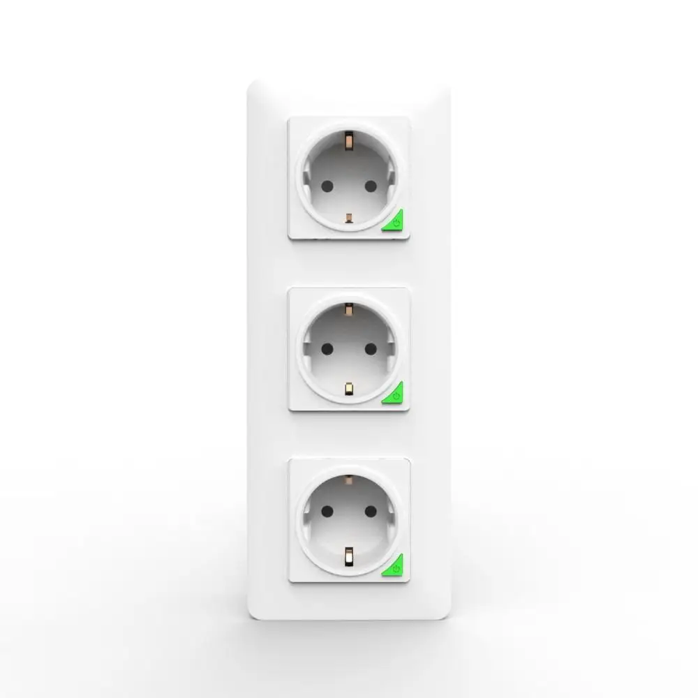 2/3 отверстия Пластиковая настенная крышка переключателя защитная коробка