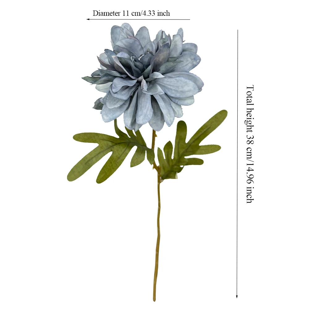 SunMade искусственные цветы из шелка Далии предметы для фотосъемки аксессуары