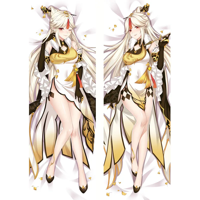 Аниме игра Genshin Impact Dakimakura Sexy Ganyu Ning Guang Косплей обнимающее тело Otaku Женская