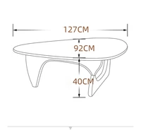 Dropshiping Tempered glass coffee table for living room furniture sofa side table triangle table walnut base glass top