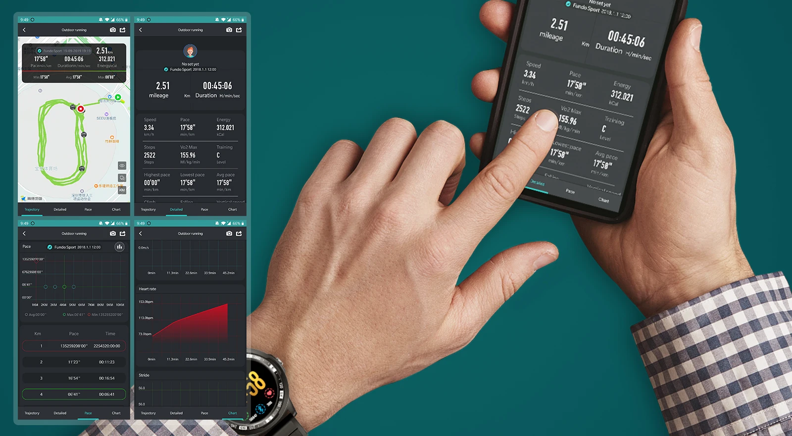 COLMI SKY 3 gps спортивные Смарт-часы IP67 Водонепроницаемый Bluetooth фитнес-трекер мужские альпинистские умные часы для IOS Android телефон