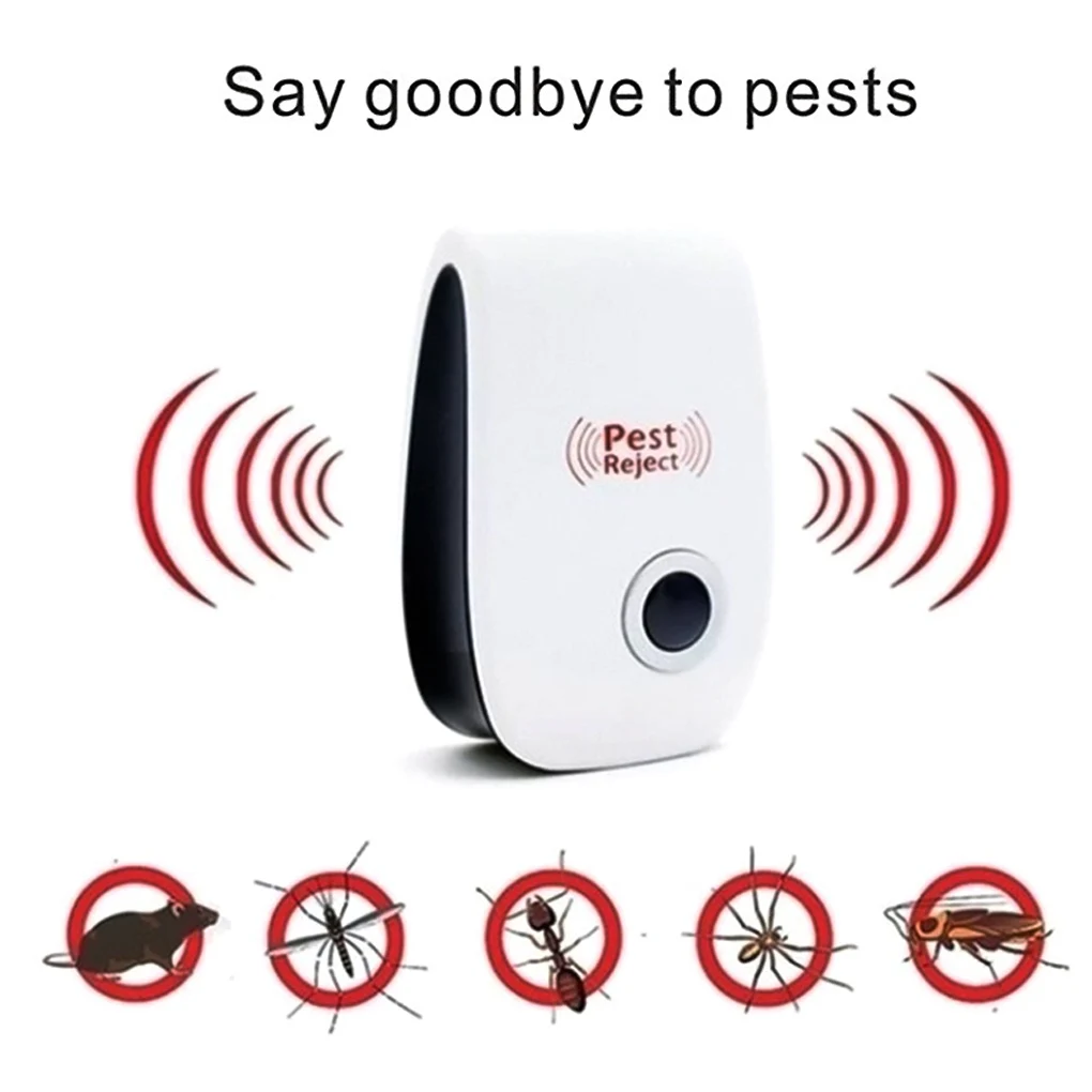 

Electronic Anti Mosquito Repellen Ultrasonic Rechargeble EU/US/UK Plug Cockroach Repellent Insect Pest Mouse Insect Repeller
