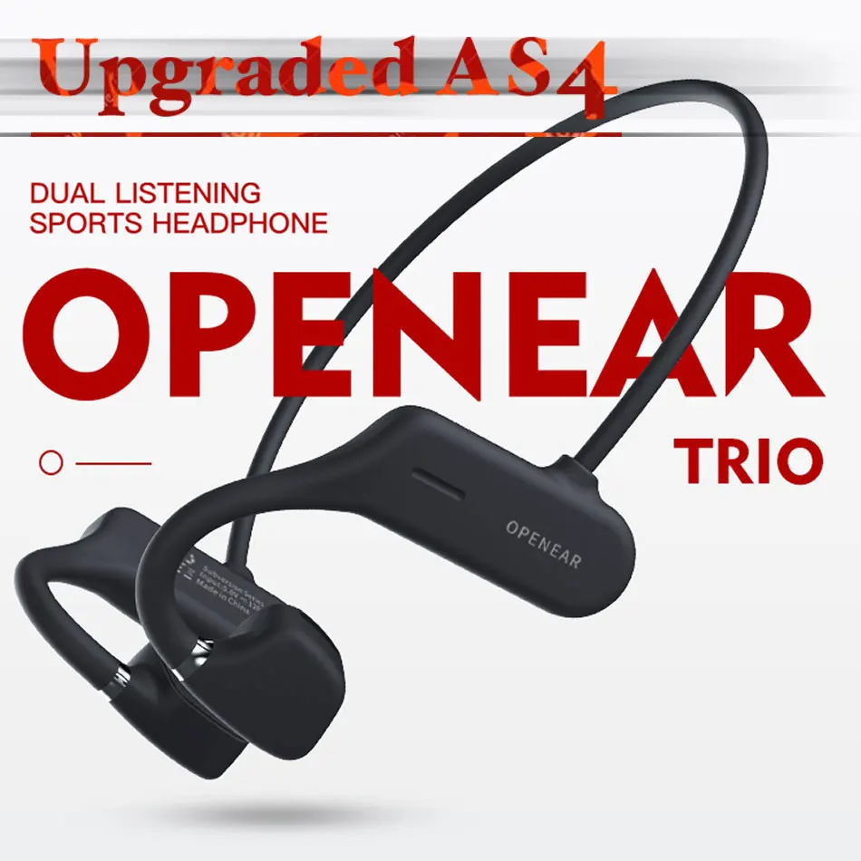Новинка 2020 наушники AS4 с воздушной проводимостью светильник беспроводные
