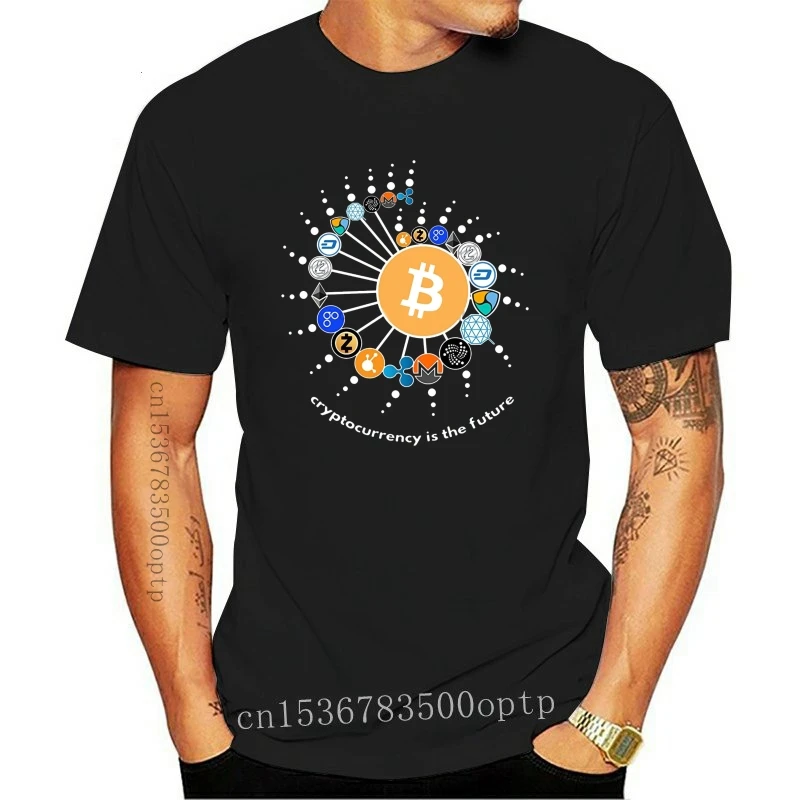 Криптовалюта Биткоин эфириум литекоин camiseta. | Мужская одежда