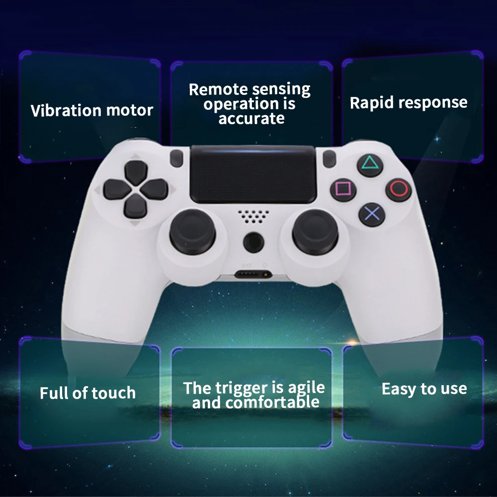 Bluetooth Беспроводной джойстик для PS4 контроллер подходит для Игровые приставки 4 консоль для Игровые приставки Dualshock 4 геймпад для PS3 консоли геймпад джойстик для gamepad геймпад для пк для PS4