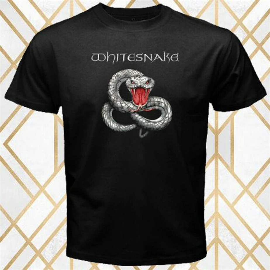 Whitesnake рок группа Legend логотип мужская Черная Футболка размер S 3Xl футболка с