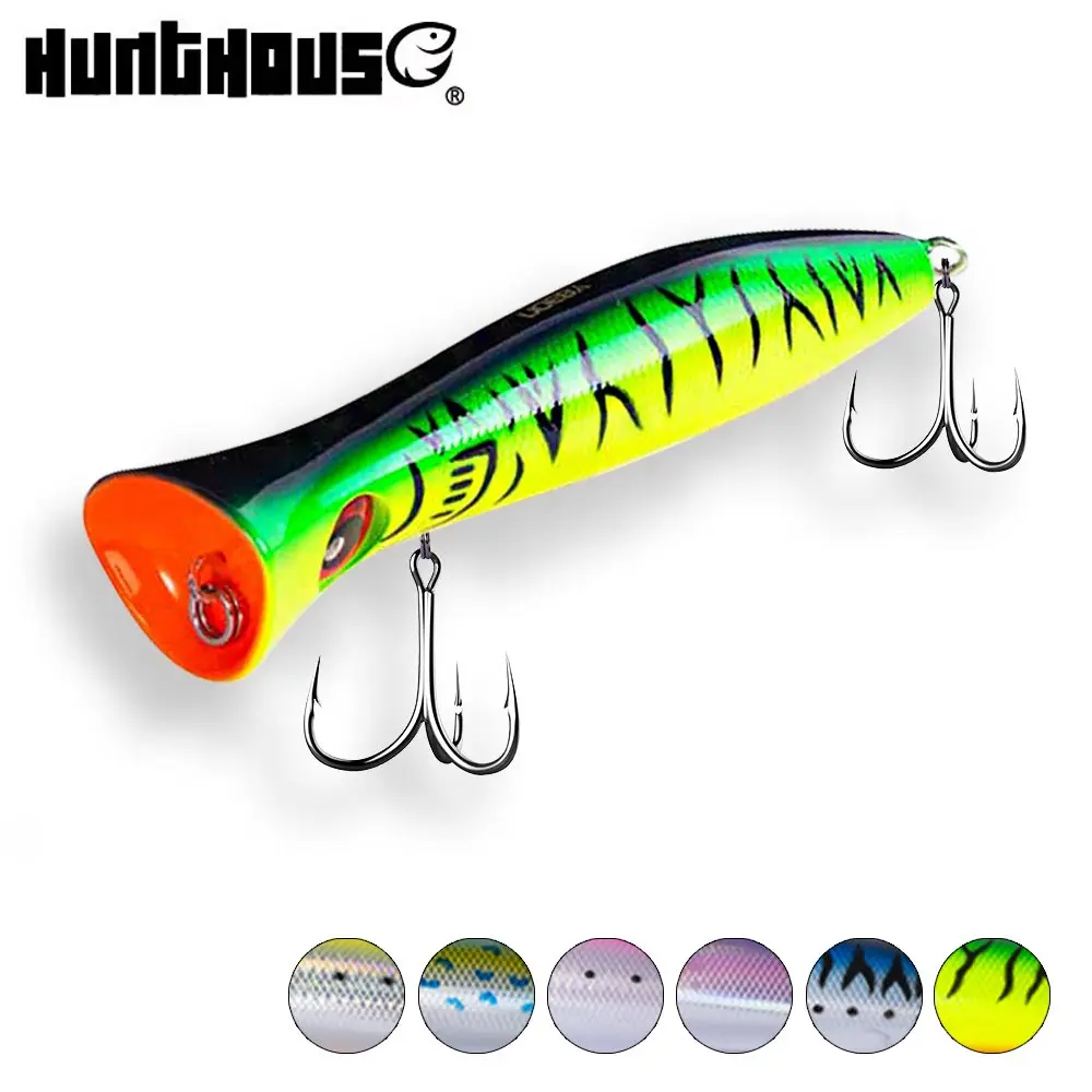 

Noeby hot selling 20cm 8 inch Popper lure for sea fishing with hooks hunt house