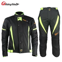 men women motorcycle jacket pants summer waterproof breathable winter warm riding raincout reflective protective clothing jk 37