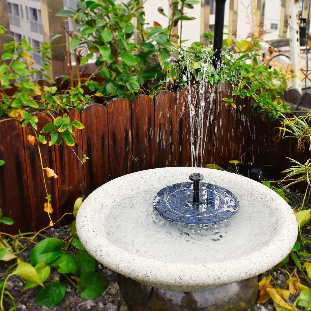 Mini Solar Powered Fountain Garden Pool Pond Panel Floating Decoration Water 6V/2.5W Dropshipping |